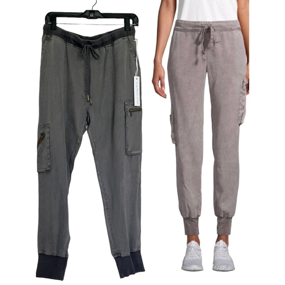 Young Fabulous & Broke Pants - YFB Young Fabulous & Broke Jupiter Dark Gray Cargo Joggers